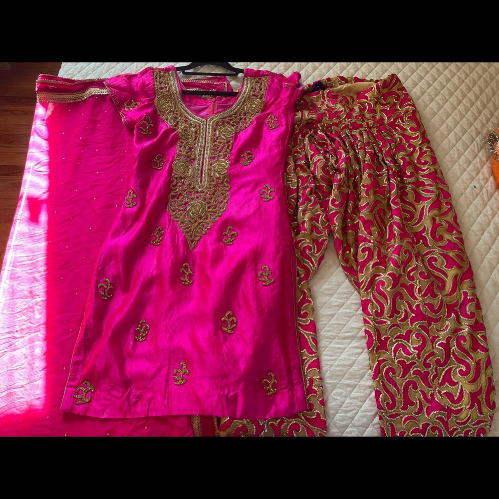 Silk suit heavy salwar
